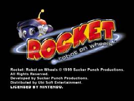Rocket - Robot on Wheels Title Screen